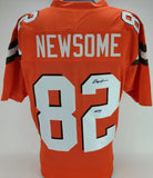 Ozzie Newsome Signed Cleveland Browns Orange Jersey (JSA COA) 3xPro Bowl/ HOF TE