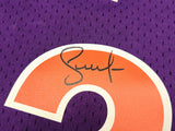 SUNS STEVE NASH AUTOGRAPHED PURPLE M&N 2005-06 JERSEY L BECKETT 233679