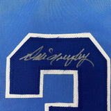 Autographed/Signed DALE MURPHY Atlanta Light Blue Baseball Jersey PSA/DNA COA