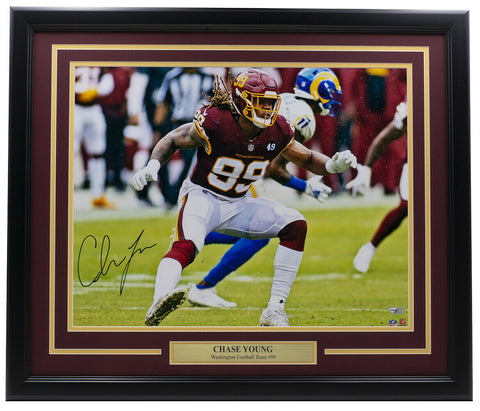 Chase Young Signed Framed 16x20 Washington Football Team Photo Fanatics