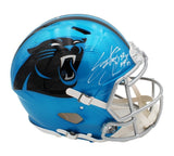 Steve Smith Sr Signed Panthers Speed Authentic Flash Helmet "Agent 89" Insc