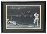 Pete Rose Autographed Reds Framed Diving 16" x 20" Photograph PSA/DNA