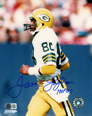 James Lofton Autographed Green Bay Packers 8x10 Photo Beckett 47859