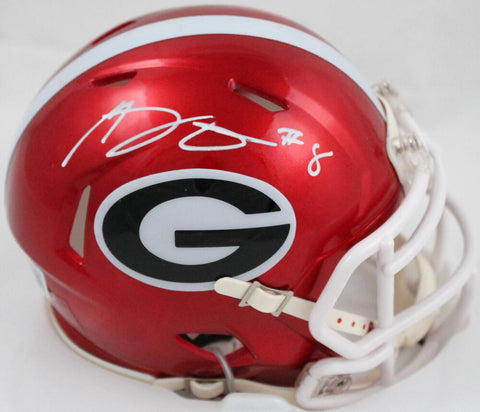 AJ Green Autographed Georgia Bulldogs Flash Speed Mini Helmet-Beckett W Hologram