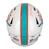 Jaylen Waddle Autographed "Go Fins" Authentic SpeedFlex Helmet Fanatics LE 17/17