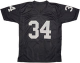 Bo Jackson Oakland Signed Black Football Jersey BAS