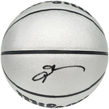 ALLEN IVERSON AUTOGRAPHED PLATINUM EDITION BASKETBALL 76ERS BECKETT 232871