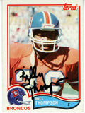 Billy Thompson Autographed 1982 Topps #88 Trading Card Beckett 44809