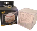 Randy Johnson Autographed 2001 World Series Signed Baseball JSA COA + Case Flag