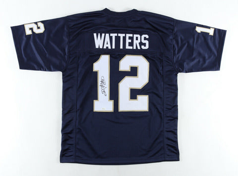 Ricky Watters Signed Notre Dame Fighting Irish Jersey (JSA Holo) 49ers All Pro