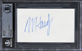 Matt Hardy WWE Authentic Signed 3x5 Index Card Autographed BAS Slabbed