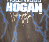 WWE Hulk Hogan Autographed Black Jersey "Hollywood Hogan" Beckett QR #WR25656