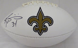 RICKY WILLIAMS AUTOGRAPHED NEW ORLEANS SAINTS WHITE LOGO FOOTBALL BECKETT 131952