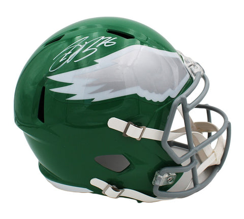Saquon Barkley Signed Philadelphia Eagles Speed Full Size Kelly Green NFL Helmet