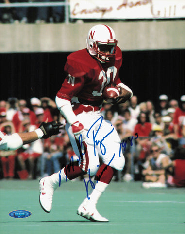 Mike Rozier Autographed 8x10 Photo Nebraska "Heisman 1983" Tristar Holo #225779