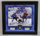 Joe Sakic & Peter Forsberg Signed 16x20 Limited 74/333 LSM + Roy Auto Puck JSA