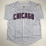 Autographed/Signed MARK GRACE Chicago Pinstripe Baseball Jersey JSA COA Auto