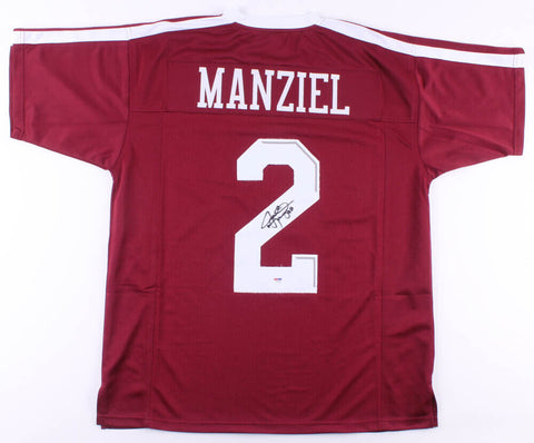 Johnny Manziel Signed Texas A&M Aggies Jersey (PSA Holo) Heisman Trophy (2012)