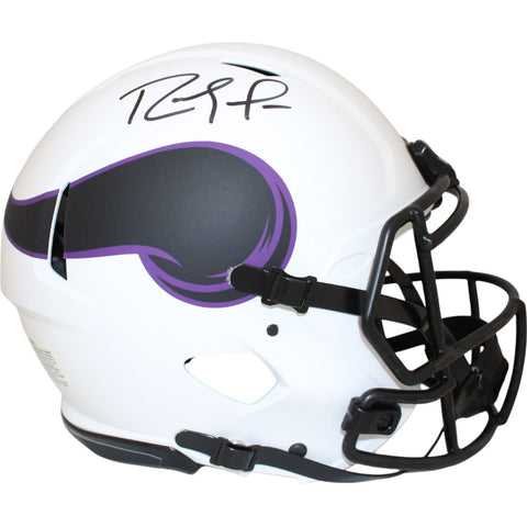 Randy Moss Autographed Minnesota Vikings Authentic Lunar Helmet Beckett 48921