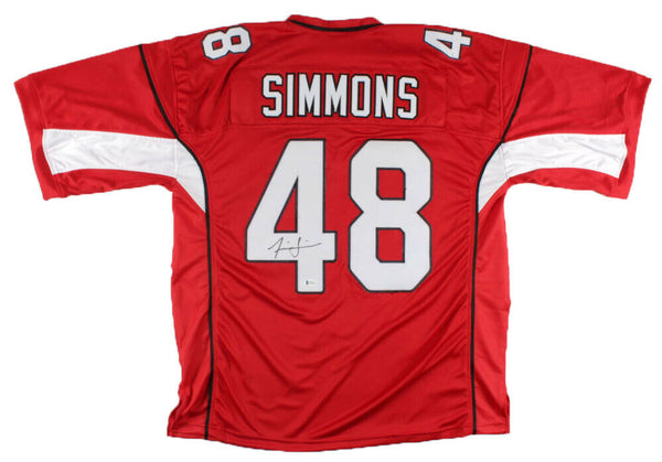 ISAIAH SIMMONS AUTOGRAPHED SIGNED ARIZONA CARDINALS #48 JERSEY BECKETT