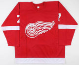 Norm Ullman Signed Detroit Red Wings Jersey Inscribed "HOF 1982" (DA COA)