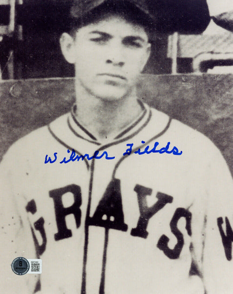 Wilmer Fields Autographed Homestead Grays 8x10 Photo Beckett 45127