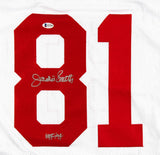 Jackie Smith Signed St Louis Cardinals Jersey Inscribed HOF '94 Sports Integrity