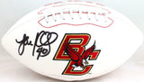 Luke Kuechly Autographed Boston College Logo Football- Beckett W Hologram