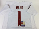 Cameron Ward Signed Washington State Cougars Jersey (JSA COA)Miami Hurricanes QB