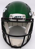 ZACH WILSON AUTOGRAPHED JETS GREEN FULL SIZE SPEED HELMET BECKETT QR 194727