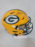 JORDAN LOVE SIGNED GREEN BAY PACKERS F/S SPEEDFLEX AUTHENTIC HELMET BECKETT QR