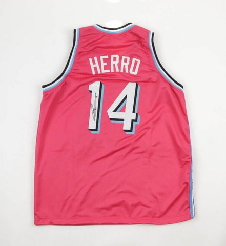 Tyler Herro Heat Signed Pink Miami Vice Specialty Jersey (JSA COA) Unv. Kentucky