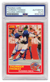 Thurman Thomas Signed Bills 1989 Score Rookie Football Card #211 - (PSA/ DNA)