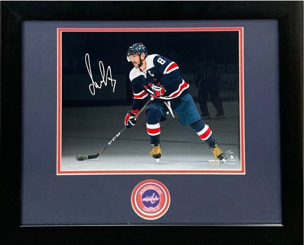 Alex Ovechkin Capitals Signed 11x14 Framed Spotlight Photo LE /21 Auto Fanatics