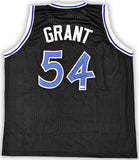 ORLANDO MAGIC HORACE GRANT AUTOGRAPHED BLACK JERSEY "4X CHAMPS" JSA 215708