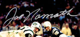 JOE NAMATH AUTOGRAPHED 16X20 PHOTO NEW YORK JETS BECKETT BAS WITNESS 235427