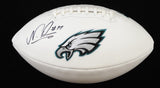 Nakobe Dean Signed Philadelphia Eagles Logo Football (JSA) Univ. of Georgia L.B.