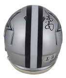 Cowboys Jimmy Johnson Authentic Signed Speed Mini Helmet BAS Witnessed