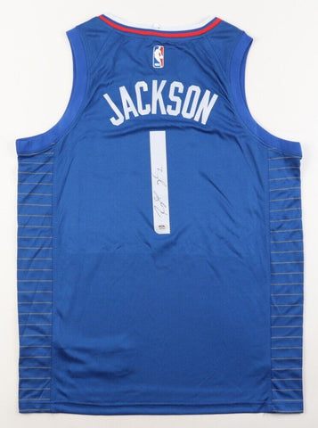 Reggie Jackson Signed Los Angeles Clippers Nike Jersey (PSA COA)