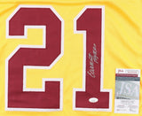 Earnest Byner Signed Washington Redskin Throwback Jersey (JSA COA) 2xPro Bowl RB