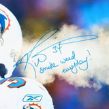 Ricky Williams Signed Dolphins 16x20 Photo Inscribed "Smoke Weed Everyday!"(JSA)