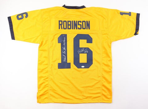 Denard Robinson Signed Michigan Wolverines Jersey "Hail to the Victors"/ JSA COA