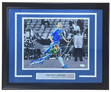 Frank Lampard Signed Framed 11x14 Chelsea FC Soccer Photo JSA