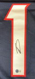 Stefon Diggs Signed Houston Texans Jersey (Beckett) Pro Bowl Wide Receiver