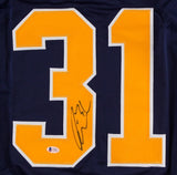 Anders Nilsson Signed Sabres Jersey (Beckett COA) Buffalo Goaltender