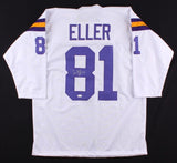 Carl Eller Signed Vikings Jersey Inscribed "HOF 04" (TSE COA) 1969 NFL Champion