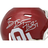 Brian Bosworth Autographed Oklahoma Sooners Mini Helmet Boz Beckett 47401