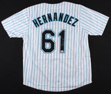 Livan Hernandez Signed Marlins "El Duque" Jersey Inscribed "97 WS MVP" (JSA COA)