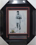 Muhammad Ali Autographed Framed 8x10 Photo Vintage Signature PSA/DNA COA AC05107