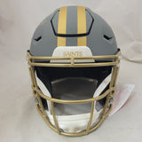 DREW BREES SIGNED NEW ORLEANS SAINTS F/S STS SPEEDFLEX HELMET BECKETT QR